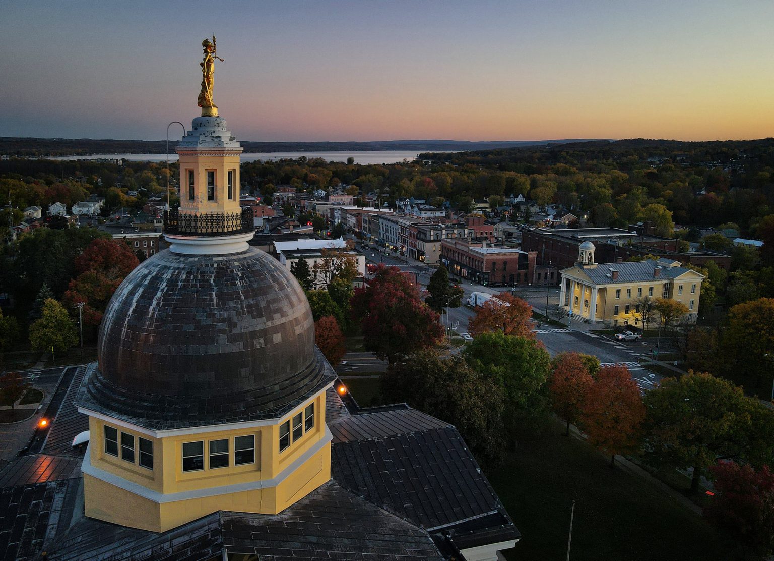 Canandaigua photo from drone